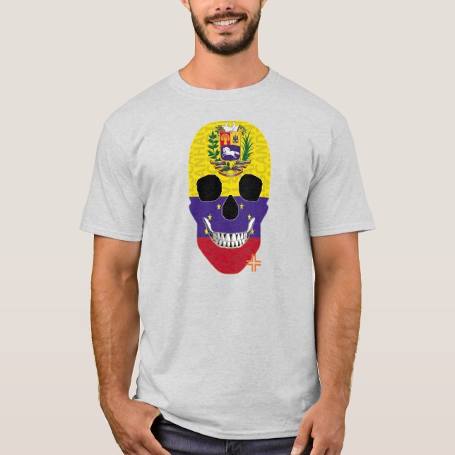 HANDSKULL Venezuela t-shirt basic B2 (Framsida)