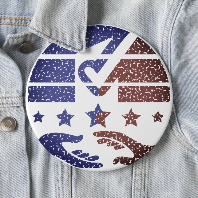 Handslag av nationell plikt knapp (In Situ)