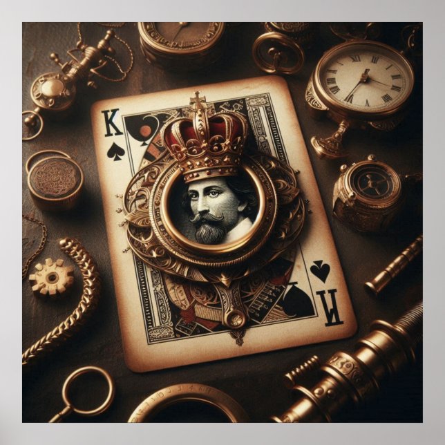 Handsom Kung i Spades, New Kärlek Boy Friend Poster (Framsidan)