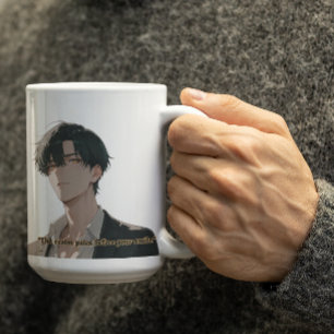 Handsome Anime Guy Kaffemugg