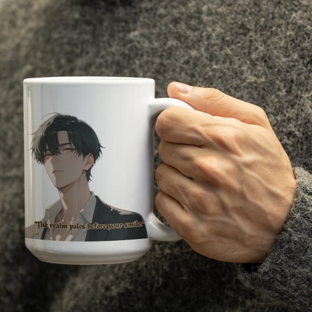 Handsome Anime Guy Kaffemugg (Skapare uppladdad)