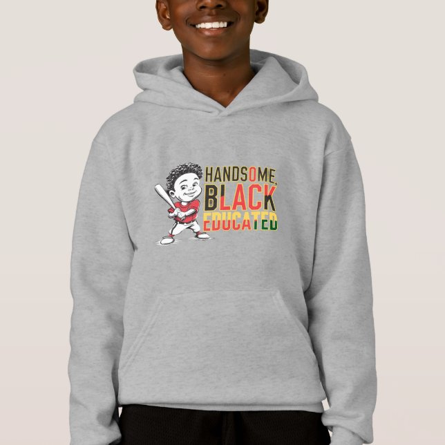 Handsome, Black & Baseball Strong T Shirt (Framsida)