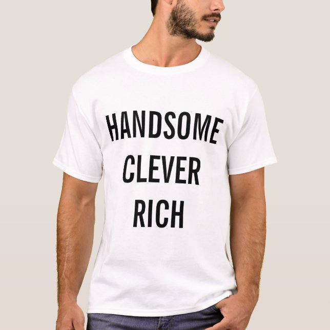 Handsome Clever Rik T-Shirt (Framsida)