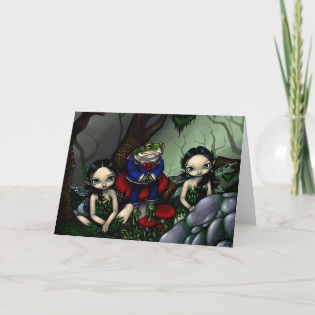 "Handsome Frog"-hälsningskort Kort (Framsida)