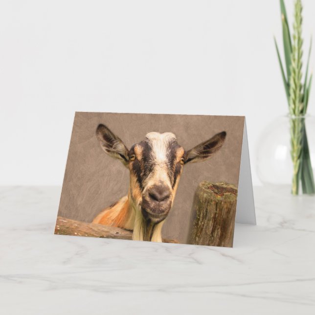 Handsome Goat Fars dag Helgkort (Framsida)