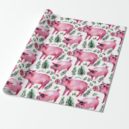 Handsome Gris jul Gift Wrap Presentpapper