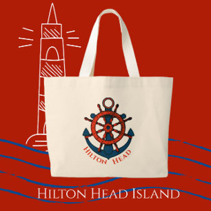 Handsome Hilton Head Island, SC Nautical Jumbo Tygkasse