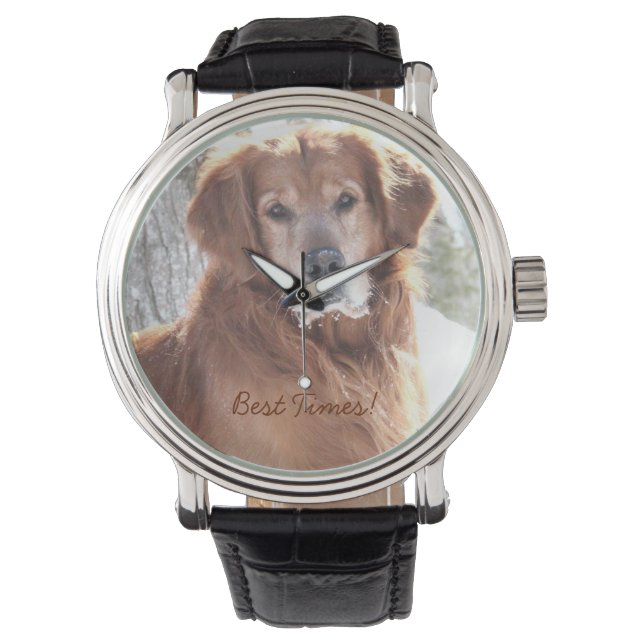Handsome Hund Watch Armbandsur (Framsida)