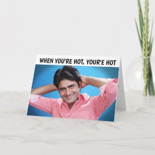 HANDSOME LATIN HUNK FÖDELSEDAGSKORT FÖR HENNE KORT