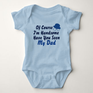Handsome like My Pappa Baby Jersey Tee Shirt