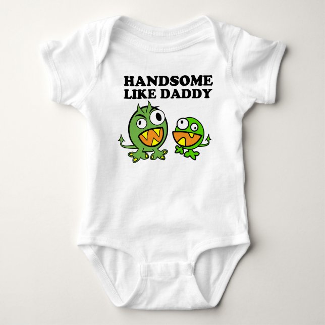 Handsome like pappa Tee Shirt (Framsida)