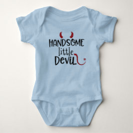 Handsome Little Djävulen Halloween Baby Outfit T Shirt