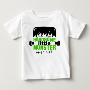 Handsome Little Monster Frankenstein Halloween T Shirt