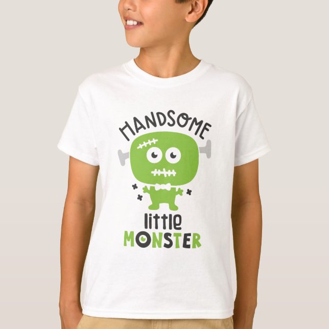 Handsome Little Monster T Shirt (Framsida)