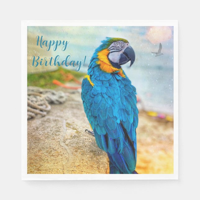 Handsome Macaw Pappersservett (Framsidan)