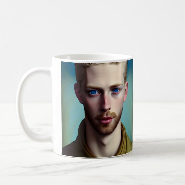 Handsome Male Fantasy Mugg (Vänster)