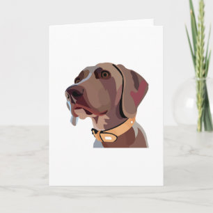 Handsome Male Weimaraner - valfritt tillfälle-kort Kort