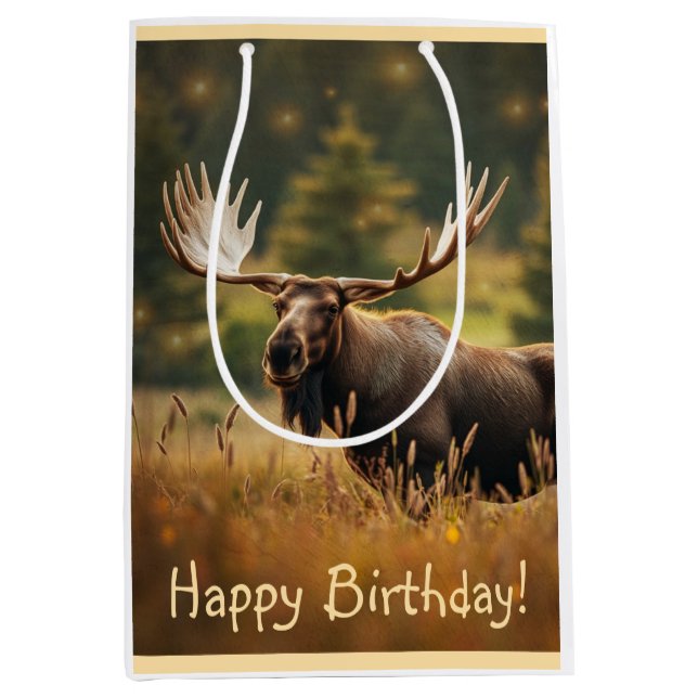 Handsome Moose Gift Bag (Framsidan)