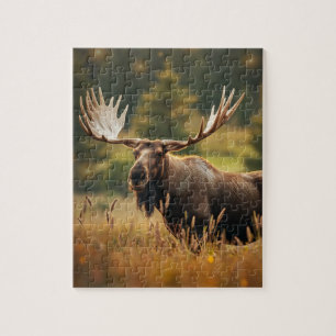 Handsome Moose Jigszle Puzzle Pussel