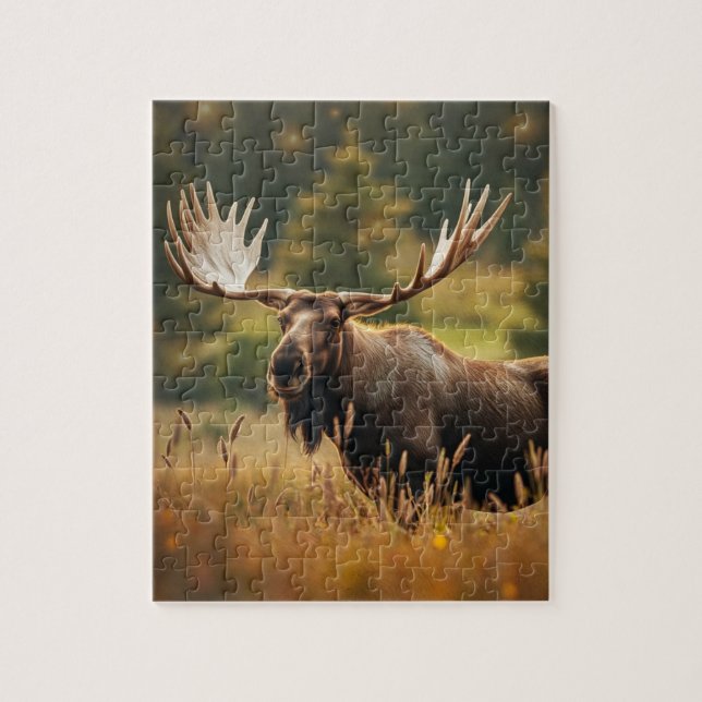 Handsome Moose Jigszle Puzzle Pussel (Vertikal)