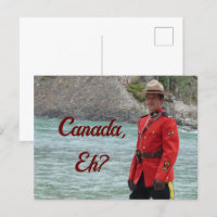 Handsome Mountie Lycklig Canada Day Funny Photo
