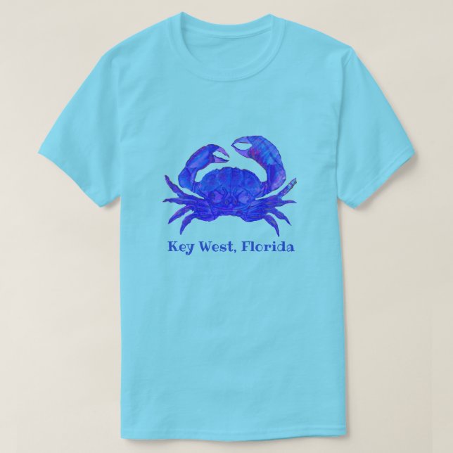 Handsome Nyckel Väster Florida Crab T-Shirt (Design framsida)