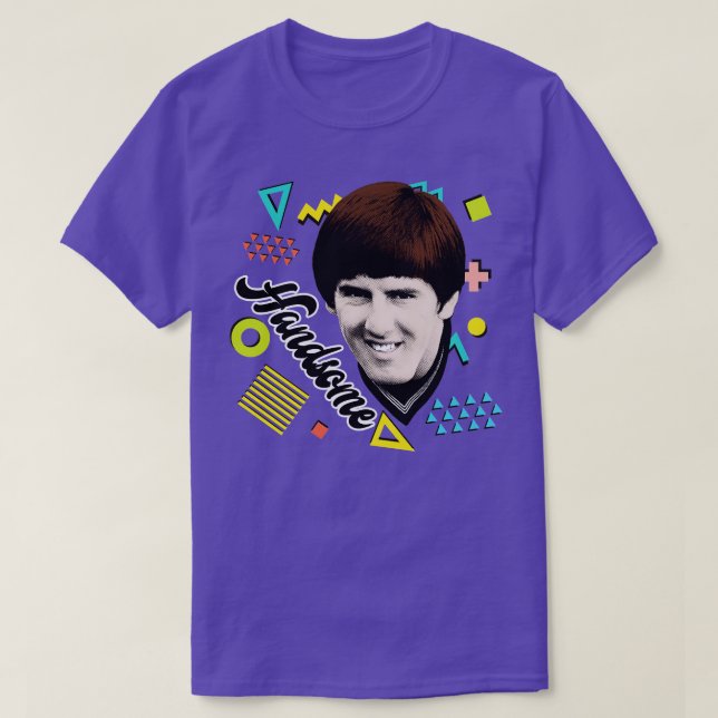 Handsome Peter Beardsley 80s Tribute T Shirt (Design framsida)