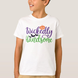 Handsome, Pumpkin and Fladdermöss Halloween T Shirt