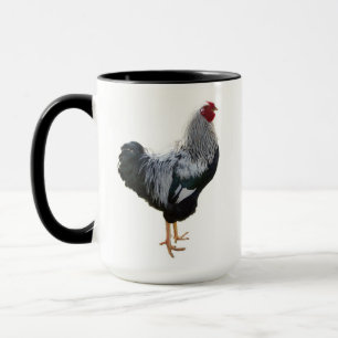Handsome Silver Penciled Wyandotte Tupp Mugg