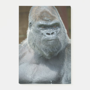 Handsome Silverback Post-it Block