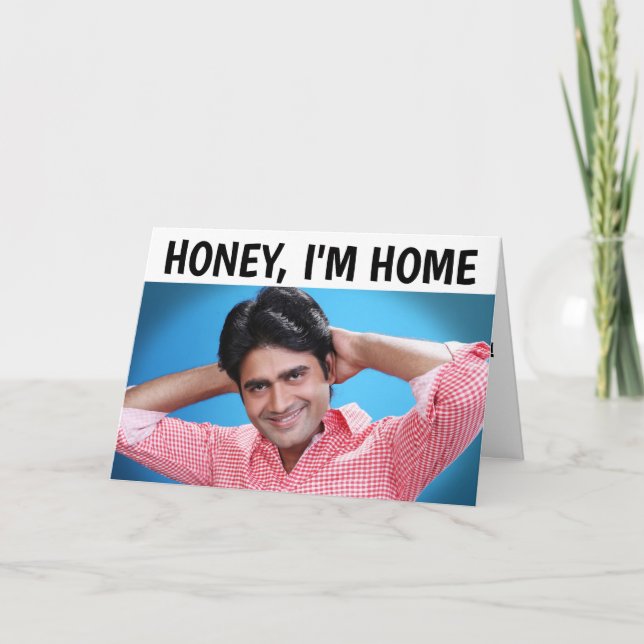 HANDSOME SPANISH GUY, FUNNY BIRTHDAY CARD FÖR HENE KORT (Framsida)