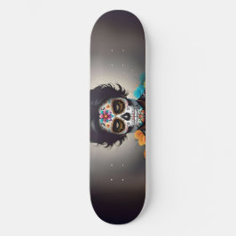 Handsome Sugar Skull Man Boy Tonåring Skate Deck