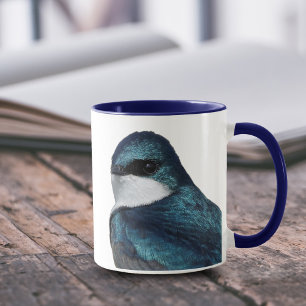 Handsome Träd Sväljer: Bird on a Wire Mugg