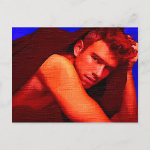 Handsome Twink Vykort