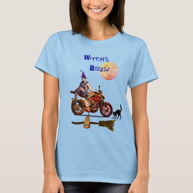 Handsome Warlock Blue T Shirt (Framsida)
