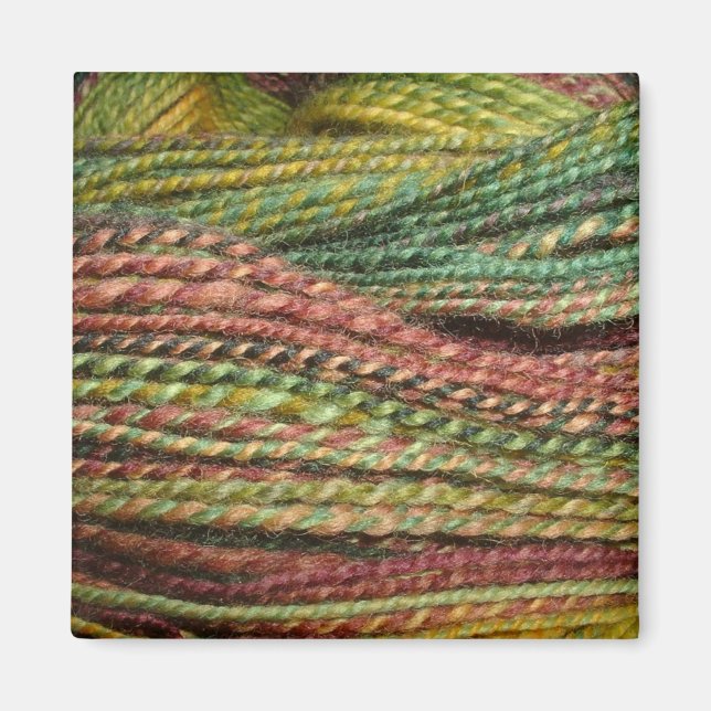 handspinda gröntar magnet (Framsidan)