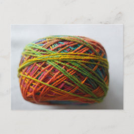 Handspun Yarn färgstark Vykort