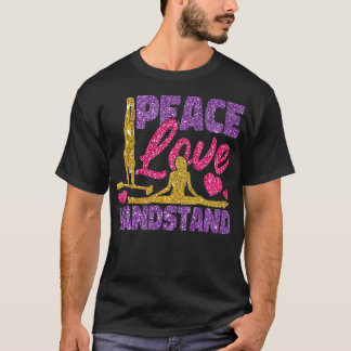 Handställ för Gymnastics Girl Handstand T Shirt