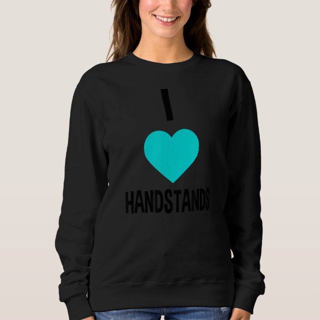 Handstand I Kärlek Gymnastics T Shirt (Framsida)