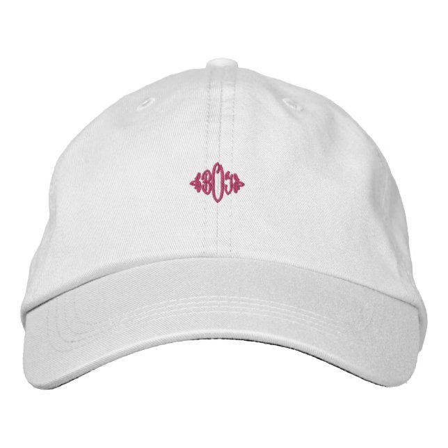 Handstickad mössa broderad keps (Framsida)