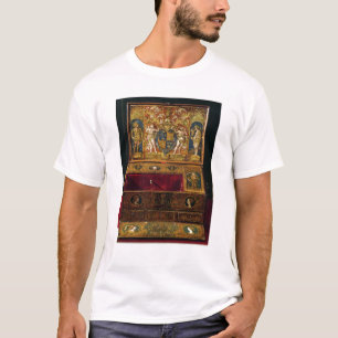 Handstil boxas eller bordlägger skrivbordet t-shirt