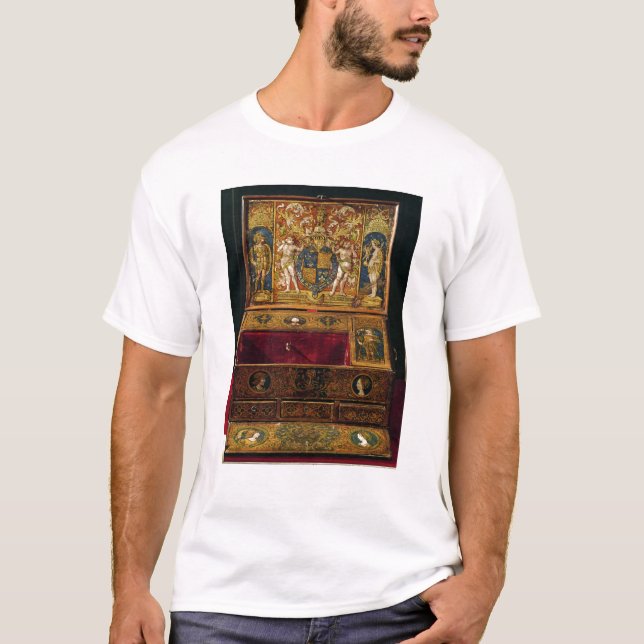 Handstil boxas eller bordlägger skrivbordet t-shirt (Framsida)
