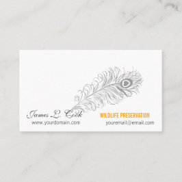 Handstil skrivar fjädrar för visitkort