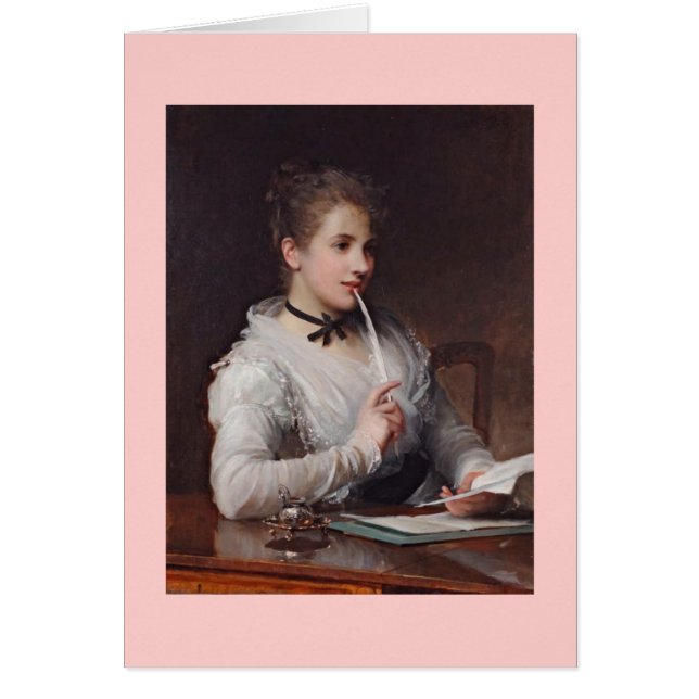 Handstilbrev Hälsningskort (Framsidan)