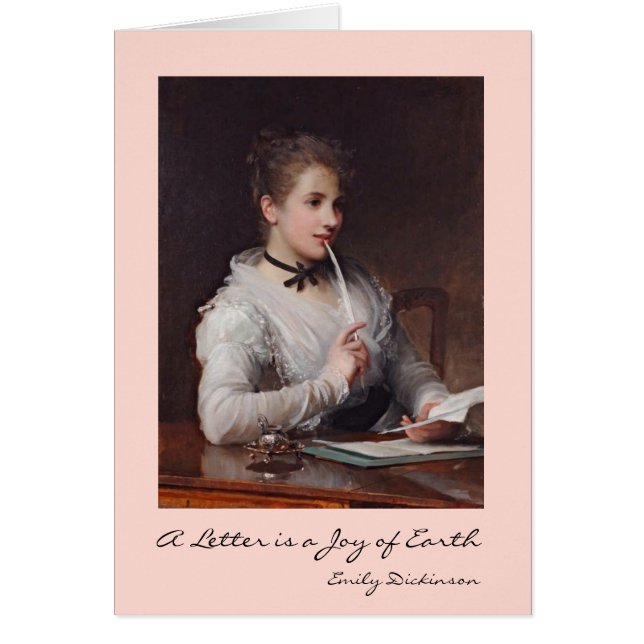 Handstilbrev Hälsningskort (Framsidan)