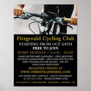 Handtag, Cycling Klubb Advertising Poster