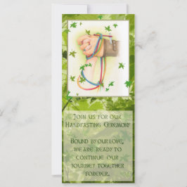 Handtag Går med oss Inbjudningar