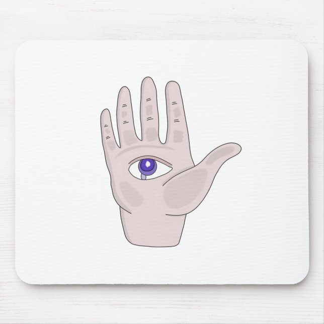 Handtag med Öga Musmatta (Framsidan)