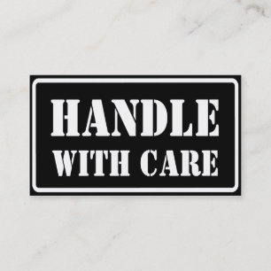handtag med omsorg visitkort