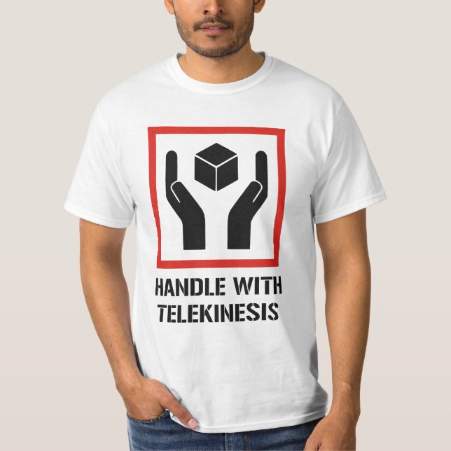 Handtag med Telekinesis T Shirt (Framsida)